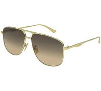 GUCCI GG0336S-001 Occhiali da Sole, Oro, 60.0 Uomo