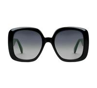 Gucci Gg0714sa Occhiali Da Sole Donna Nero Oversize Grigio 56mm