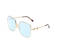Gucci GG0879S Donna Quadrato Blue Luce Filtro Occhiali Oro/Tartaruga Havana