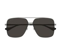 Gucci Gg1099sa Occhiali Da Sole Uomo Rutenio Geometrico Grigio 61mm