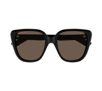 Gucci Gg1169s Occhiali Da Sole Donna Nero Squadrato Marrone 54mm Polarizzato
