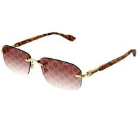 Gucci GG1221S 004, Oro, Metal, Unisex occhiali da sole 56