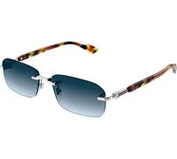 Gucci GG1221S 007, Argento, Metal, Unisex occhiali da sole 56