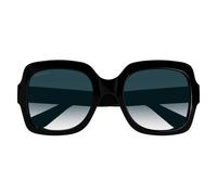 Gucci Gg1337s Occhiali Da Sole Donna Nero Oversize Grigio 54mm