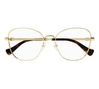 Gucci Gg1418o Occhiali Da Vista Donna Oro Cat-eye