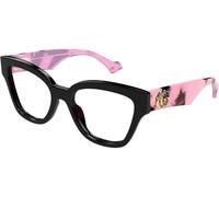 Gucci GG1424O 012, Nero, RECYCLED acetate, Donne occhiali 54