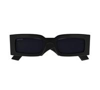 Gucci Gg1425s Occhiali Da Sole Donna Nero Squadrato Grigio 53mm