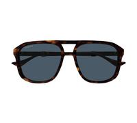 Gucci Gg1494s Occhiali Da Sole Uomo Oro Pilot Avana 57mm