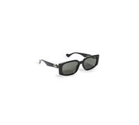 Gucci GG1534S-001 Occhiali da sole rettangolari nero/grigio da donna, nero/grigio