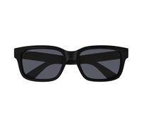 Gucci Gg1583s Occhiali Da Sole Uomo Nero Squadrato Grigio 56mm