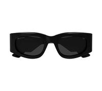 Gucci Gg1664s Occhiali Da Sole Donna Nero Squadrato Grigio 51mm
