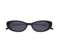Gucci Gg1680s Occhiali Da Sole Donna Nero Ovali Grigio 52mm