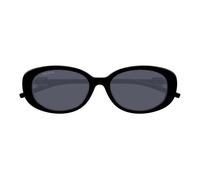 Gucci Gg1684sa Occhiali Da Sole Donna Nero Rotondo Grigio 55mm