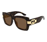 Gucci Gg1688s Occhiali Da Sole Donna Avana Farfalla Marrone 54mm
