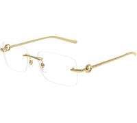 Gucci GG1703O 003, Oro, Metal, Uomini occhiali 55