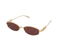 OCCHIALI DA SOLE GUCCI GG1802S (002) oro con lenti rosse con logo occhiali da sole
