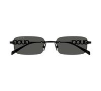Gucci Gg1808s Occhiali Da Sole Uomo Nero Squadrato Grigio 52mm