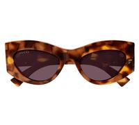 Gucci GG1843S Cat-Eye Sunglasses - 53 mm Recycled Acetate, Interlocking GG Temples