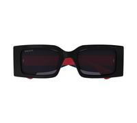 Gucci Gg1860s Occhiali Da Sole Donna Nero Squadrato Viola 52mm