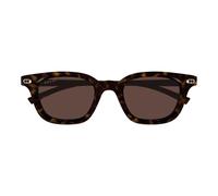 Gucci Gg1946s Occhiali Da Sole Uomo Avana Squadrato Marrone 48mm