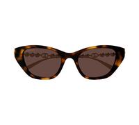 Gucci Gg1968s Occhiali Da Sole Donna Avana Cat-eye Marrone 50mm