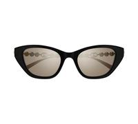 Gucci Gg1968s Occhiali Da Sole Donna Nero Cat-eye Marrone 50mm