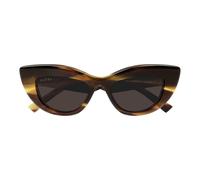 Gucci Gg2031s Occhiali Da Sole Donna Marrone Cat-eye Grigio 50mm