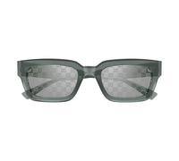 Gucci Gg2069s Occhiali Da Sole Uomo Grigio Squadrato Argento 53mm