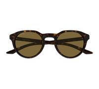 Gucci Gg2079s Occhiali Da Sole Uomo Avana Rotondo Marrone 48mm