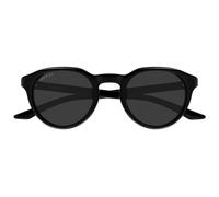 Gucci Gg2079s Occhiali Da Sole Uomo Nero Rotondo Grigio 48mm