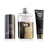 Gucci Guilty Pour Homme EDT 90 ml + DST 75 ml + gel doccia 50 ml variante Bordo Cover With Stars