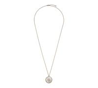 Gucci Interlocking 18ct Rose Gold Mother of Pearl Diamond Necklace - YBB786777001