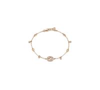 Gucci Interlocking G 18kt Rose Gold Diamond Bracelet - Adjustable Length