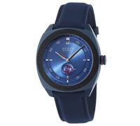 Gucci Interlocking YA142331 Men's Watch - Blue Dial, Blue Rubber Strap