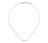 Gucci Link to Love 18ct Yellow Gold Engraved Bar Necklace - Model YBB662108001