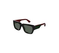 Gucci Uomo Gucci GG1668S 003 Occhiali da sole Acetato Nero Verde Squadrata