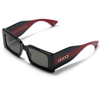 Gucci Donna GG1860S 001 Occhiali da sole Acetato Nero Grigio Squadrata