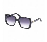 Gucci Donna GG0632S 001 Occhiali da sole Iniettato Nero Grigio Squadrata Normale Sfumato