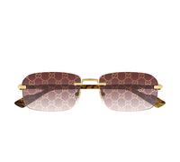Gucci Occhiali da Sole GG1221S 004 Oro/Rosso Uomo 56/16/140