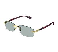 Gucci Occhiali da Sole GG1221S Gold/Silver 56/16/140 uomo