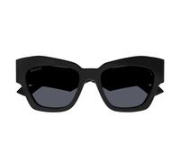 Gucci Occhiali da Sole GG1422S 001 Nero/Grigio Scuro Unisex 55/19/145