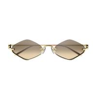 Gucci Occhiali da Sole GG1604S 003 Oro/Arancione Unisex 53/22/135