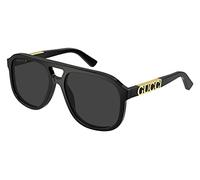 Gucci Occhiali da sole unisex, nero, nero, grigio, 58
