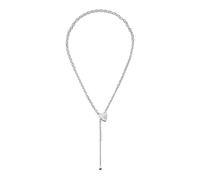Gucci Trademark Heart Motif Lariat Necklace in Sterling Silver - YBB796347001