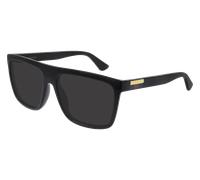 Gucci Uomo GG0748S 001 Occhiali da sole Iniettato Nero Grigio Squadrata Normale