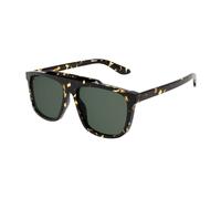 Gucci Uomo GG1039S 002 Occhiali da sole Acetato Havana Verde Pilot Normale