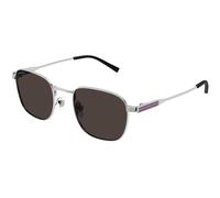 Gucci Uomo GG1876S 003 Occhiali da sole Metallo Argento Grigio Rotonda