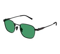 Gucci Uomo GG1876S 004 Occhiali da sole Metallo Nero Verde Rotonda
