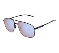 Gucci Uomo Gucci GG1676S 005 Occhiali da sole Metallo Nero Viola Pilot