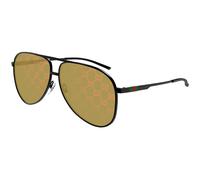 Gucci Uomo Gucci GG1677S 005 Occhiali da sole Metallo Nero Pilot